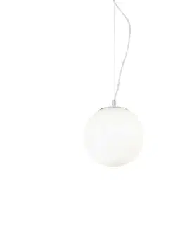 Klasická závěsná svítidla Ideal Lux MAPA BIANCO SP1 D20 SVÍTIDLO ZÁVĚSNÉ 009148