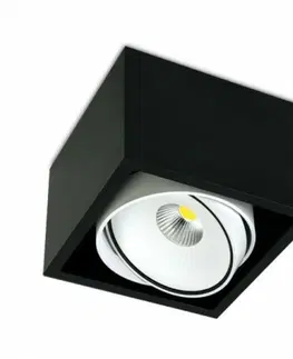 LED bodová svítidla BPM Stropní svítidlo Kuvet 8207 černá polomatná 8207.02.D40.3K