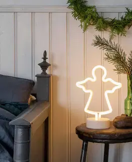 Vánoční vnitřní dekorace Konstsmide Christmas LED dekorativní světlo trubice silueta anděl