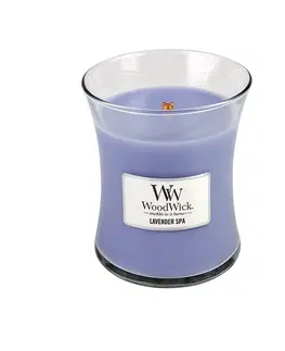 Svíčky Vonná svíčka WoodWick střední - Lavender Spa