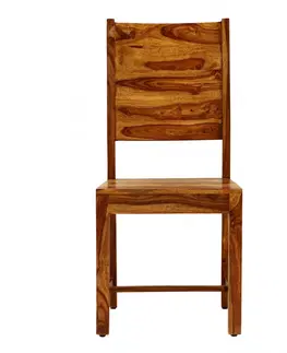 Židle Židle s plnými zády Gani z indického masivu palisandr / sheesham