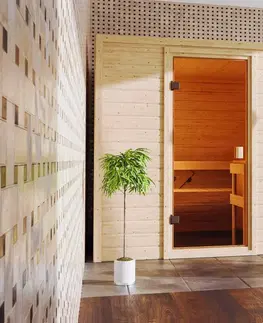 Sauny Interiérová finská sauna 195x169 cm Lanitplast