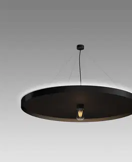 Závěsná světla LED-Works Austria LEDWORKS Sono-LED Round E27 závěs rám černá