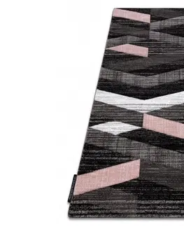 Koberce a koberečky Dywany Lusczow Kusový koberec ALTER Bax pruhy růžový, velikost 280x370