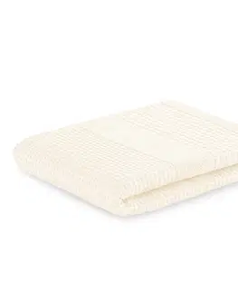 Ručníky Bavlněný ručník AmeliaHome Plano krémový, velikost 70x140
