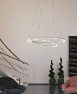 Inteligentní lustry EGLO connect EGLO connect Lobinero-Z LED závěsná lampa, bílá