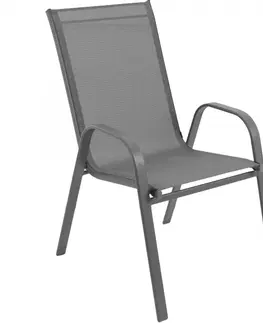 Zahradní židle a křesla Bluegarden Zahradní židle Polo světle šedá