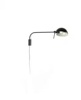 Nástěnné lampy ve skandinávském stylu FARO DOMINICA XL nástěnné svítidlo, černá