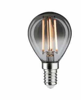 LED žárovky PAULMANN 1879 LED kapka E14 230V 4W 1800K stmívatelné kouřové sklo