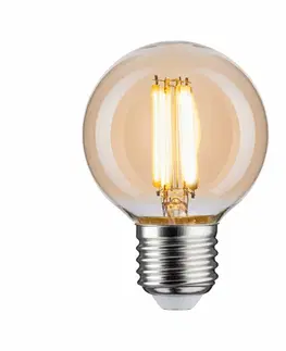 LED žárovky PAULMANN Filament 230V LED Globe G60 E27 7W 2700K stmívatelné zlatá 289.86