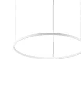 LED lustry a závěsná svítidla LED Závěsné svítidlo Ideal Lux Oracle Slim D90 Nero 229508 48W 3000lm IP20 90cm černé