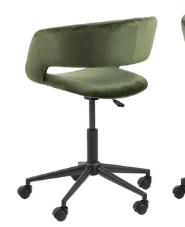 Kancelářská křesla Dkton Designová kancelářská židle Natania lesní zelená