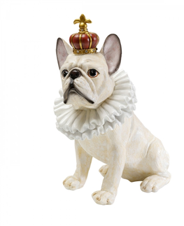 Sošky psů KARE Design Soška Pes King - bílá, 33cm