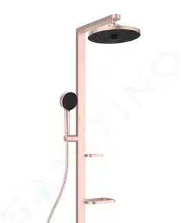Sprchy a sprchové panely IDEAL STANDARD ALU+ Sprchový set s termostatem, průměr 26 cm, 2 proudy, rosé BD583RO