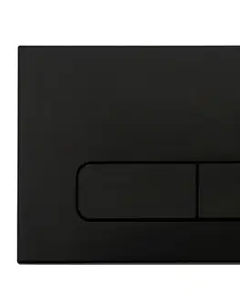 Záchody MEXEN NAPO 02 Tlačítko modul černé /kompatibilní s modulem Geberit Delta UP100/ 604203