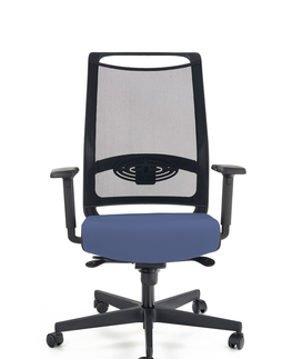 Kancelářské židle Kancelářské křeslo AMUNA, černá/modrá