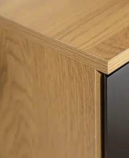 Psací stoly LuxD Designový kancelářský kontejner Kiana vzor dub
