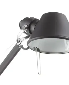 Stolní lampy kancelářské Artemide Stolní lampa Artemide Tolomeo Micro, černá