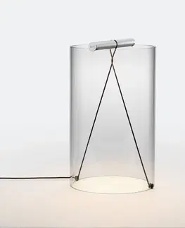 Stolní lampy FLOS FLOS To-Tie T2 LED stolní lampa, hliník
