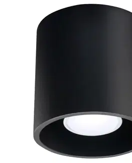 Svítidla   SL.0016 - Stropní svítidlo ORBIS 1 1xGU10/40W/230V černá 