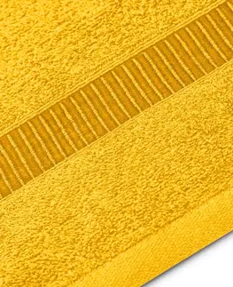 Ručníky AmeliaHome Sada 3 ks ručníků AVIUM klasický styl oranžová, velikost 30x50+50x90+70x130