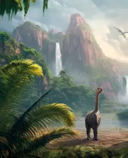 Fantasy tapety Tapeta země dinosaurů