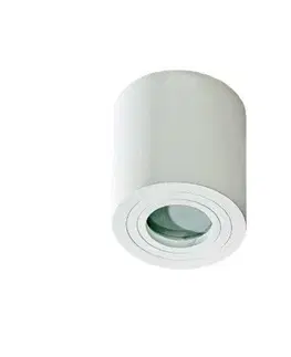 Moderní venkovní stropní svítidla Stropní bodové přisazené svítidlo AZzardo Brant IP44 white AZ2690 GU10 1x50W IP44 9cm bílé