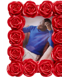 Rámečky na fotky KARE Design Fotorámeček Romantic Rose - červený, 11x13cm