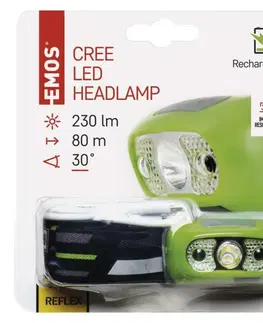 Čelovky EMOS Čelovka nabíjecí, 1× CREE XPE LED 5 W 1441250920