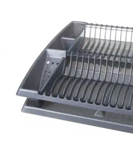 Odkapávače nádobí PROHOME - Odkapávač s podnosem šedý
