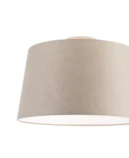 Stropni svitidla Moderní stropní svítidlo s tupým odstínem 35 cm - Combi