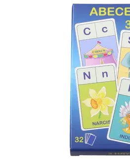 Hračky společenské hry WIKY - karty abeceda