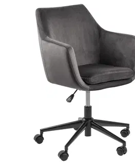 Kancelářské židle Actona Kancelářské křeslo Nora šedé