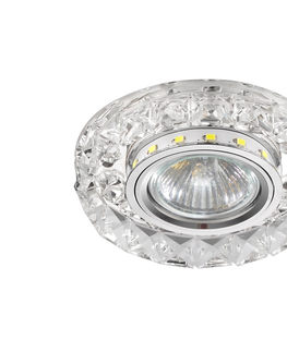 LED osvětlení Luxera LUXERA  - Podhledové svítidlo CRYSTALS 1xGU10/50W/230V + LED STRIPE 