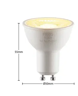 LED žárovky PRIOS LED reflektor GU10 5W 2 700K 60° sada 10 ks