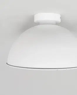 Stropni svitidla Stropní lampa bílá se stříbrem 30 cm - Magna Basic