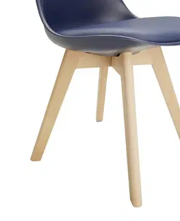 Židle do jídelny Stolička Judy Modrá