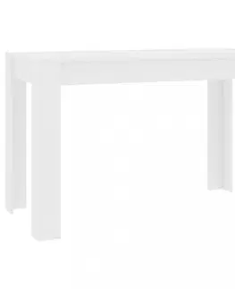 Jídelní stoly Jídelní stůl 120x60 cm Dekorhome Dub sonoma / bílá