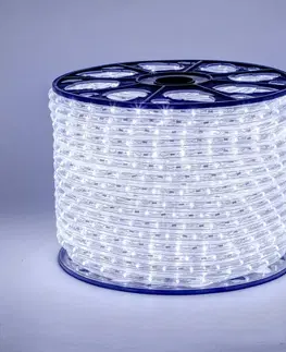 Světelné kabely DecoLED LED hadice - 100m, ledově bílá, 3000 LED