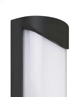 LED venkovní nástěnná svítidla Light Impressions Deko-Light nástěnné přisazené svítidlo Grumium kulaté I 100-240V AC/50-60Hz 10,00 W 3000 K 325 lm 100 mm tmavěšedá 620128
