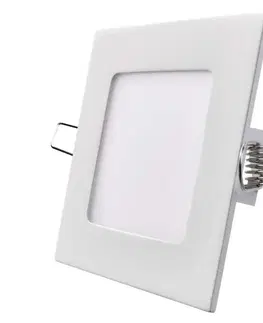 Bodovky do podhledu na 230V EMOS LED panel 120×120, vestavný bílý, 6W teplá bílá 1540210610