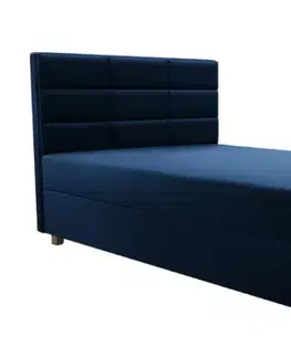 Postele ArtIdz Jednolůžková postel APINO | modrá 120 x 200 cm