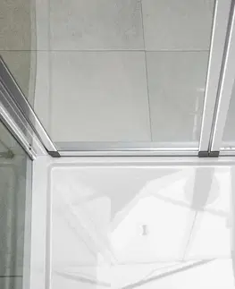 Sprchové kouty POLYSAN EASY LINE sprchové dveře skládací 700, čiré sklo EL1970