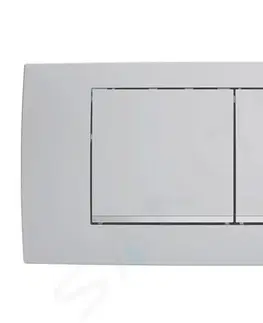 Záchody GEBERIT Twinline30 Ovládání splachování, easy to clean, matný chrom 115.899.JQ.1