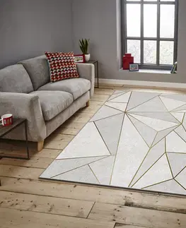 Koberce a koberečky Conceptum Hypnose Koberec Glan 160x230 cm šedý