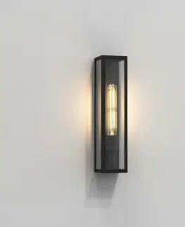 Moderní venkovní nástěnná svítidla ASTRO nástěnné svítidlo Harvard Wall 4W E27 černá
