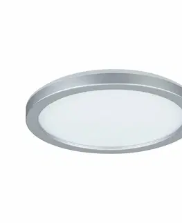 LED stropní svítidla PAULMANN LED Panel Atria Shine kruhové 190mm 1340lm 3000K matný chrom