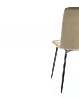 Jídelní sety Jídelní židle JERRY VELVET Signal Černá