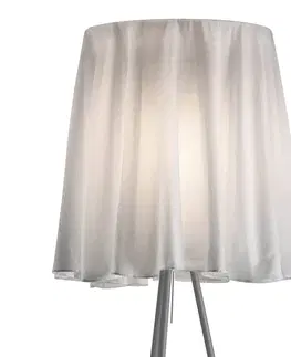 Stojací lampy FLOS FLOS Rosy Angelis - stojací lampa, stříbrný rám
