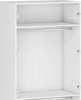 Šatní skříně Korpus šatní skříně FLEX K4 Halmar Bílá